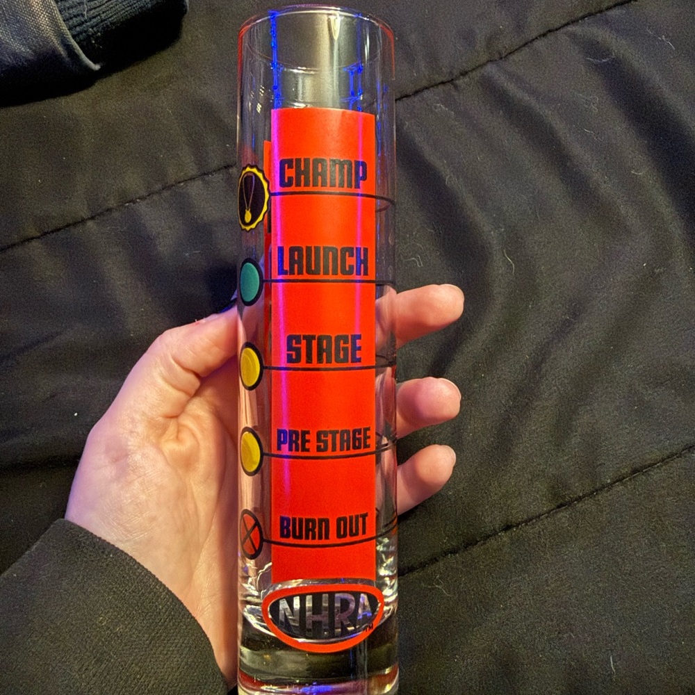 Racing Themed shot glass